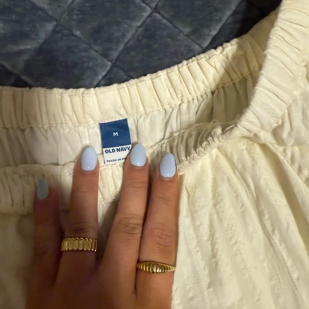 NWOT Old Navy Cream Mini Dress - Picture 5 of 6